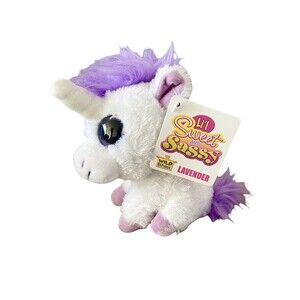 Wild Republic Unicorn Plush Mini  Sweet Sassy Stuffed Animal Toy Glitter Eyes 5"